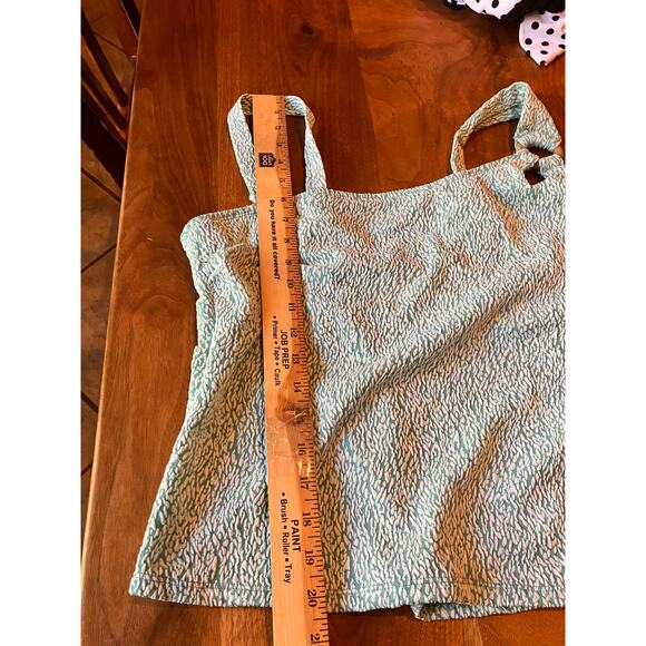 Lot of 2 Plus Size Swim Tops 16W 18W Time and Tru & Catalina‎ Polka Dot Ruffle - Picture 11 of 14